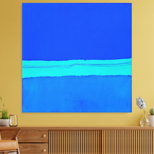 RothBleau stretched canvas Print (Insitu (Woonkamer))