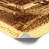 Rothenburg Duitsland 1907 Poster (Hoek)