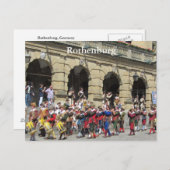 Rothenburg, Duitsland Briefkaart (Voorkant / Achterkant)