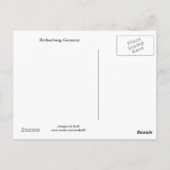 Rothenburg, Duitsland Briefkaart (Achterkant)