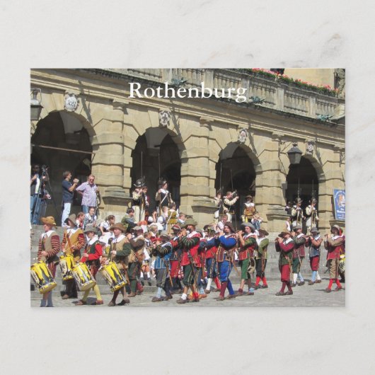 Rothenburg, Duitsland Briefkaart (Voorkant)