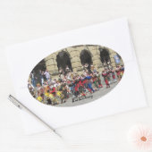 Rothenburg, Duitsland Ovale Sticker (Envelop)