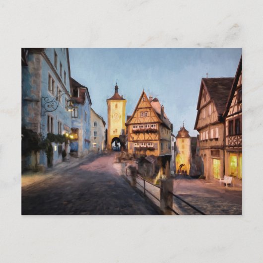 Rothenburg ob der Tauber Briefkaart (Voorkant)