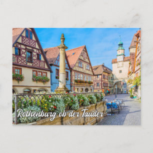 Rothenburg ob der Tauber, Duitsland Briefkaart