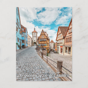 Rothenburg ob der Tauber, Duitsland Briefkaart