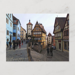 Rothenburg ob der Tauber, Duitsland Briefkaart