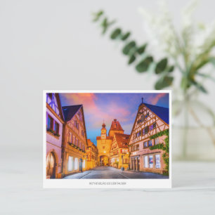 Rothenburg ob der Tauber, Holiday Briefkaart