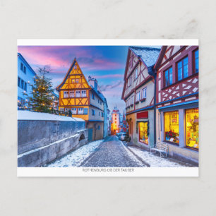 Rothenburg ob der Tauber, Holiday Briefkaart