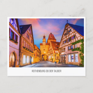 Rothenburg ob der Tauber Travel Holiday Carte post