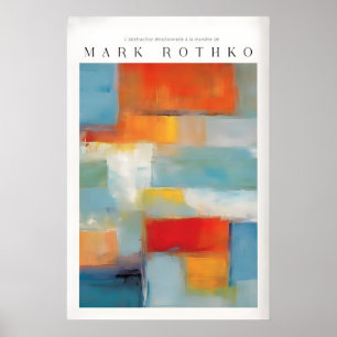 Rothko Canvas Kleur Abstractie Schilderen Modern Poster