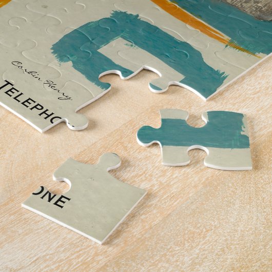 Rothko Geïnspireerd Abstract Legpuzzel (Zijkant)