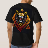 "Rôtir avec confiance : T-shirt Gras Lion imprimé (Dos)