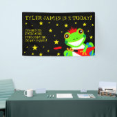 Rotkin' Birthday Tree Kikker met Red Guitar Spandoek (Beurs)