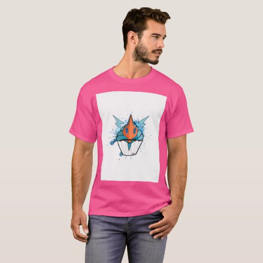 Rotom Cupcake T-shirt (Voorkant volledig)