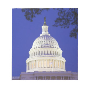 Rotonde van het Capitool 's nachts, Washington Notitieblok