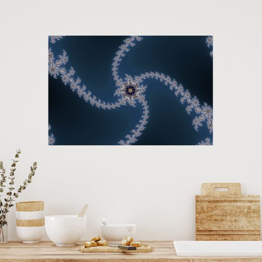 Rotor 222 - Fractal Poster (Keuken)