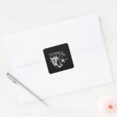 Rotorfish Rotary Vierkante Sticker (Envelop)