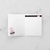 Rots een Baby shower tot ziens Bedankkaart (Binnen)