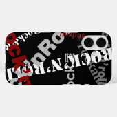 rots- en roltypografie Case-Mate iPhone case (Achterkant (horizontaal))