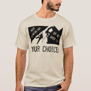 Rots klimmen - Blijf je vastklampen of kom er over T-shirt