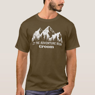Rots klimmen Klimmer Laat Het Avontuur Begin Groo T-shirt
