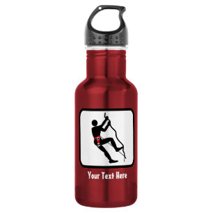 Rots klimmen logo -- Aanpasbaar Waterfles