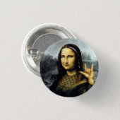 rots ronde button 3,2 cm (Voorkant /achterkant)