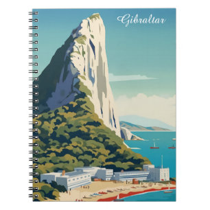 Rots van Gibraltar Travel Art Notitieboek
