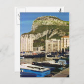 Rots van het Briefkaart van Gibraltar (Voorkant / Achterkant)