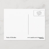 Rots van het Briefkaart van Gibraltar (Achterkant)