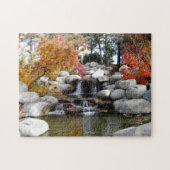 Rots Waterval Landschap Water Legpuzzel (Horizontaal)