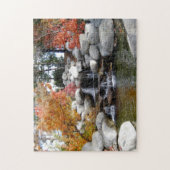 Rots Waterval Landschap Water Legpuzzel (Verticaal)