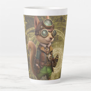 rotsachtig Steampunk Eekhoorn Latte Mok
