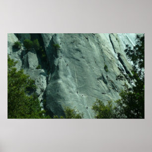 Rotsbeklimmers op El Capitan Poster