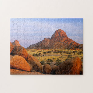 Rotseiland en vlakte, Spitzkoppe, Erongo Legpuzzel