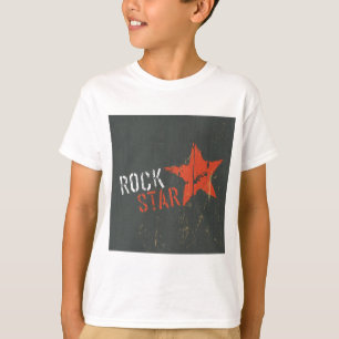 Rotselaar Distressed Grunge Rode Ster T-shirt