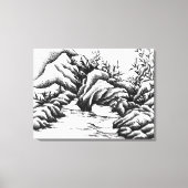 Rotsen Canvas Afdruk (Voorkant)