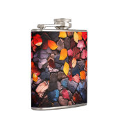 Rotsen en bladeren heupfles (Rechts)