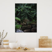 Rotsen en groen poster (Keuken)