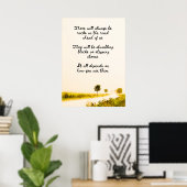 Rotsen in de weg poster (Thuiskantoor)