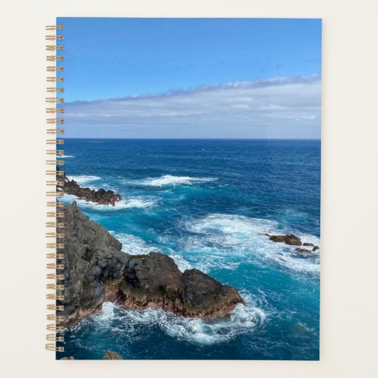 Rotsen in zee planner (Voorkant)