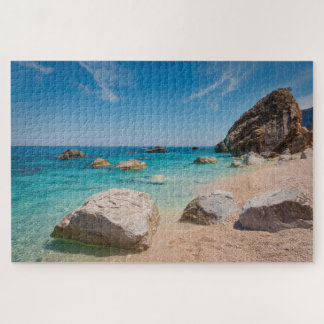 Rotsen op het strand Cala Mariolu op Sardinië, Ita Legpuzzel