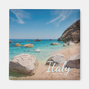 Rotsen op het strand Cala Mariolu op Sardinië, Ita Magneet