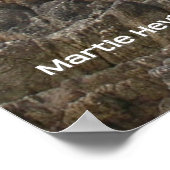 Rotsen op het Zee Poster (Hoek)