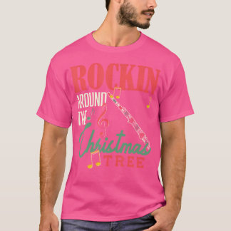 Rotsen rond de kerstboomfluit t-shirt