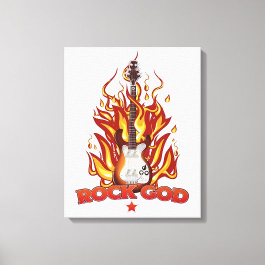 Rotsgod Canvas Afdruk (Voorkant)