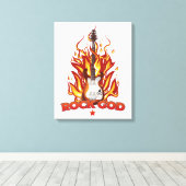 Rotsgod Canvas Afdruk (Insitu (Houten vloer))