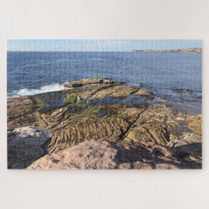 rotsige kustlijn legpuzzel