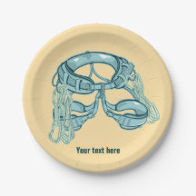 Rotsklimharnas met snelle trekkingen