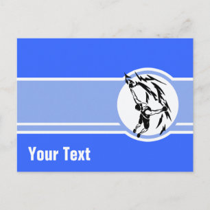 rotsklimmen; Blauw Briefkaart